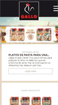 Mobile Screenshot of pastasgallo.es